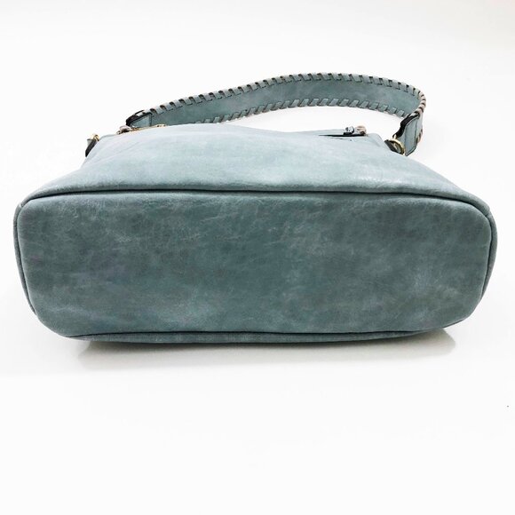 NWT Jen & Co. Lorelei Cross Body Shoulder Bag Blue 11x10x4 inches - Picture 3 of 7